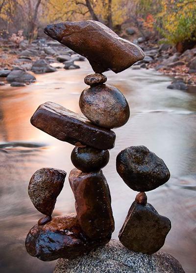 Удивительные балансирующие камни от Майкла Граба