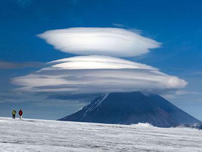 Облака на Камчатке, похожие на НЛО