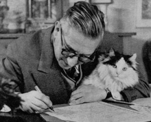 Знаменитые писатели и их коты