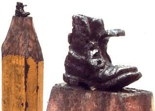 Американский  мастер ваяет скульптуры из карандашного грифеля