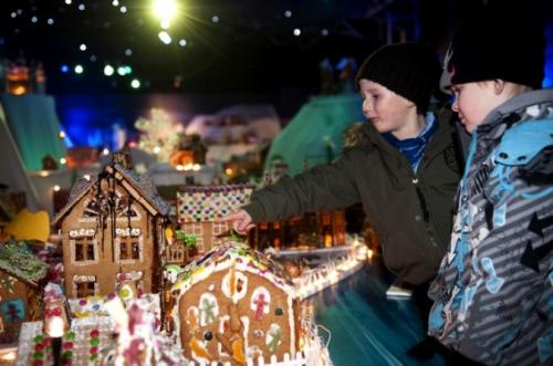 В Норвегии показали пряничный город