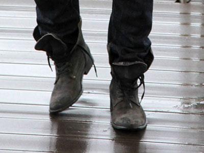 Джастин Тимберлейк попал в Москве под дождь