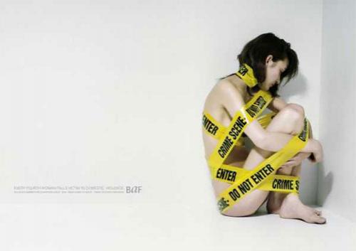 Социальная реклама против насилия над женщинами: креативный подход