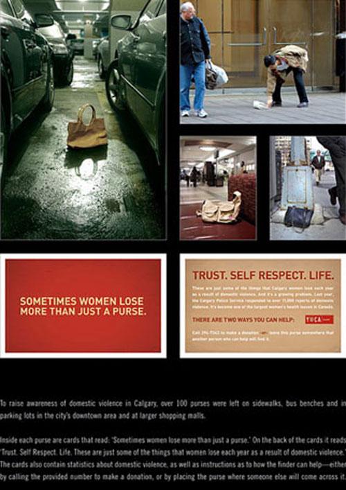 Социальная реклама против насилия над женщинами: креативный подход