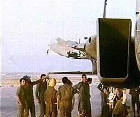 Самолет ВВС Израиля сел без крыла