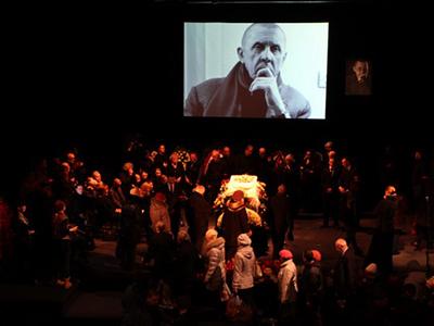 С Золотухиным прощались под песню Высоцкого