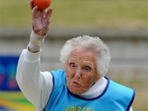 Столетняя спортсменка  установила мировой рекорд