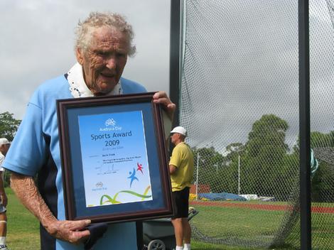 Столетняя спортсменка  установила мировой рекорд