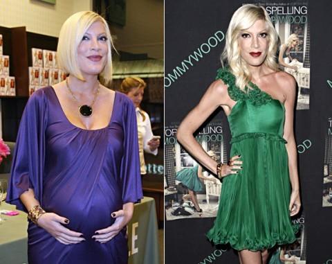 Голливудские мамочки до и после родов