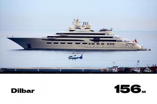 20 огромных яхт, принадлежащих российским миллиардерам