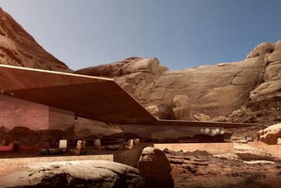 Необычный отель в Иордании