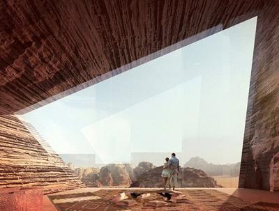 Необычный отель в Иордании