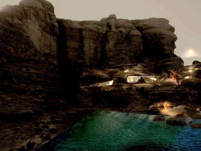 Необычный отель в Иордании