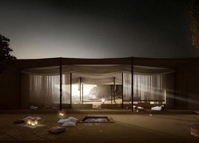 Необычный отель в Иордании