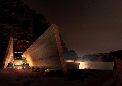 Необычный отель в Иордании