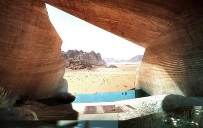 Необычный отель в Иордании