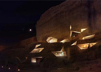 Необычный отель в Иордании