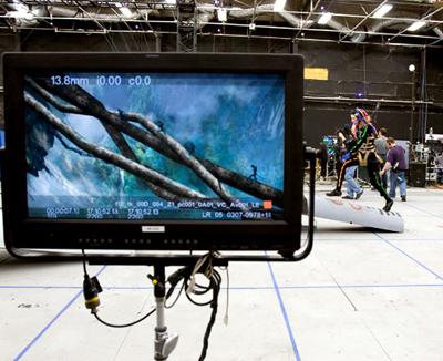 Уникальные кадры со съемочной площадки «Аватара»