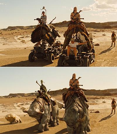 Знаменитые киносцены до наложения визуальных эффектов