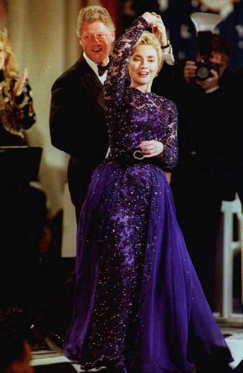 Хилъри и Бил Клинтън, 1993.