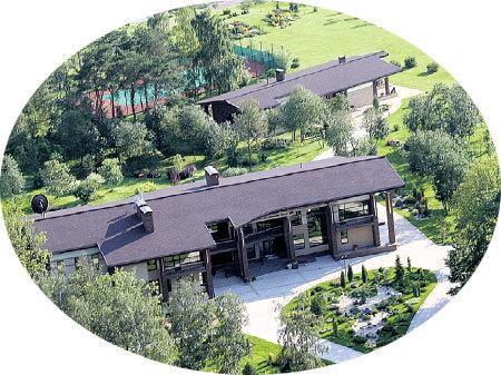 Семейная вилла Абрамовича и Жуковой с высоты птичьего полета