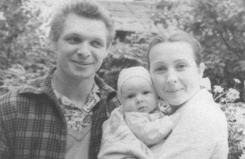 Редкие фото советских знаменитостей с детьми