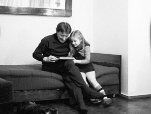 Редкие фото советских знаменитостей с детьми