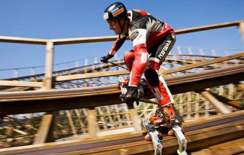 Немец установил роллер-рекорд на американской горке