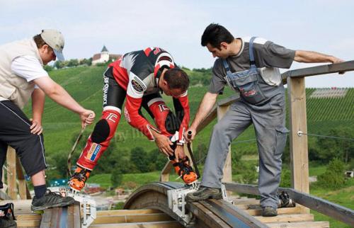 Немец установил роллер-рекорд на американской горке