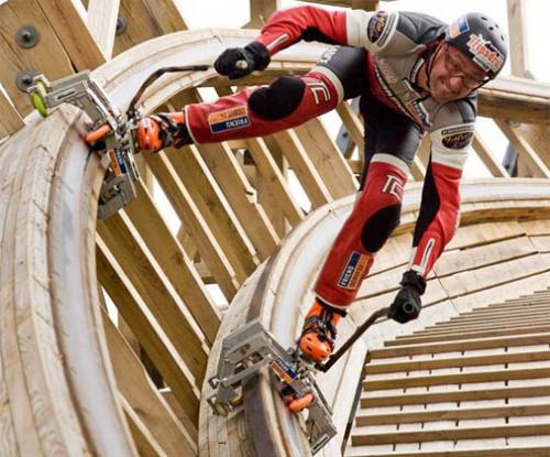 Немец установил роллер-рекорд на американской горке