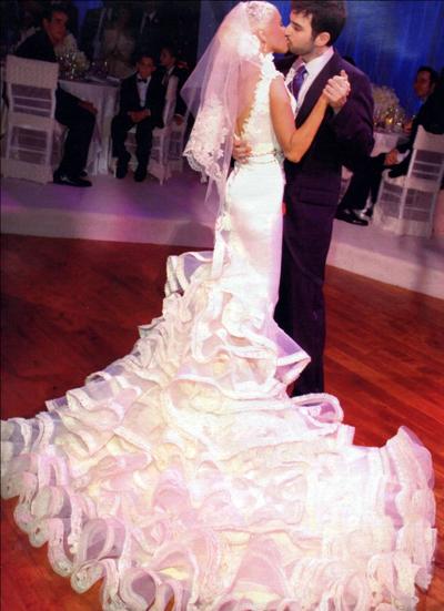 Самые-самые звездные свадебные платья