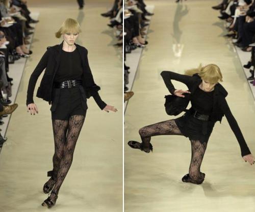 Самые курьёзные падения топ-моделей на подиуме