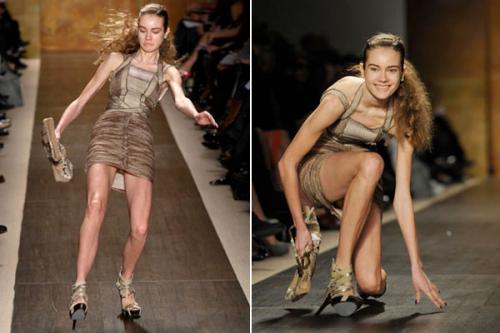 Самые курьёзные падения топ-моделей на подиуме