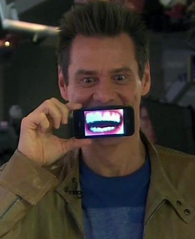 Джим Керри и его iPhone