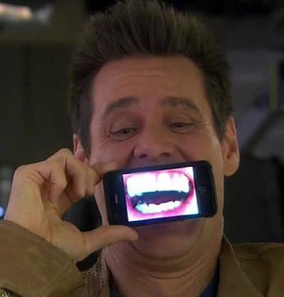 Джим Керри и его iPhone