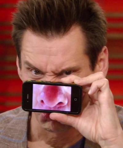 Джим Керри и его iPhone