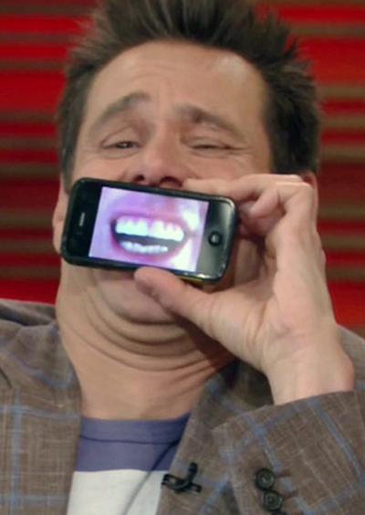 Джим Керри и его iPhone