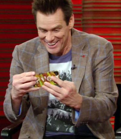 Джим Керри и его iPhone