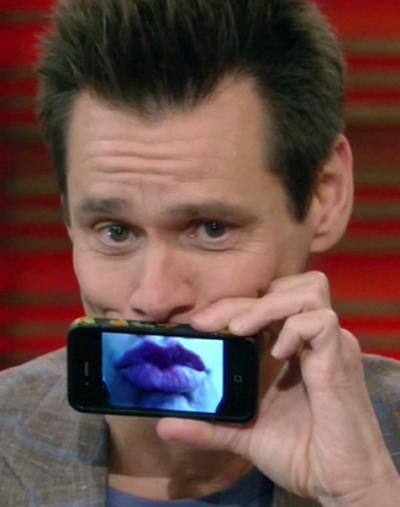 Джим Керри и его iPhone