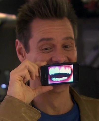 Джим Керри и его iPhone