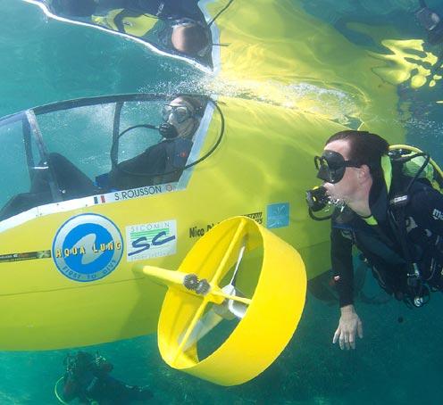 Педальная подводная лодка прошла первые испытания