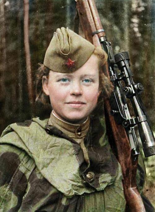 10 самых опасных русских женщин-снайперов Второй мировой войны