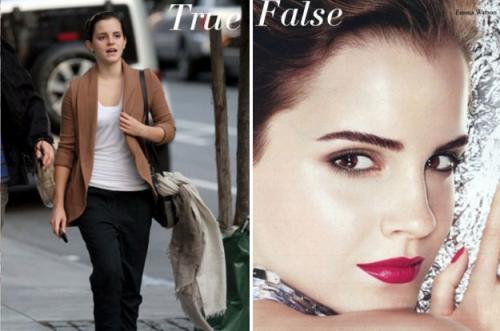 Знаменитости до и после фотошопа