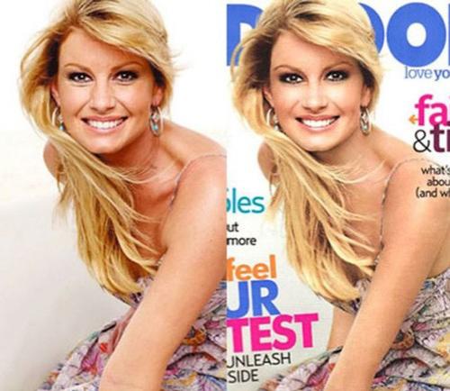 Знаменитости до и после фотошопа