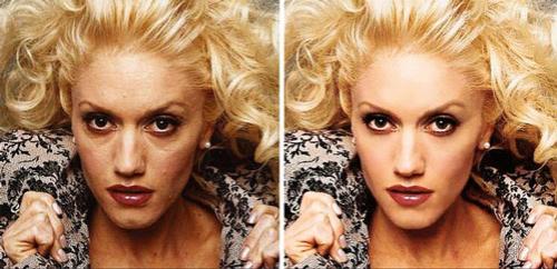 Знаменитости до и после фотошопа