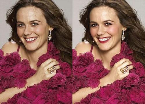 Знаменитости до и после фотошопа