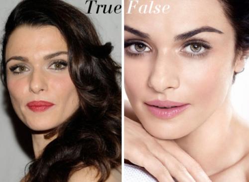 Знаменитости до и после фотошопа