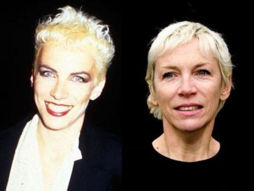 Рок-звезды в молодости и сейчас