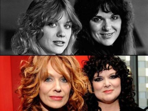 Рок-звезды в молодости и сейчас