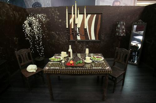 В Вильнюсе построили шоколадную комнату